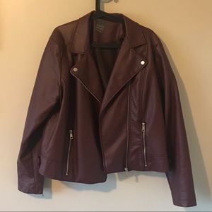 Red Moto Jacket